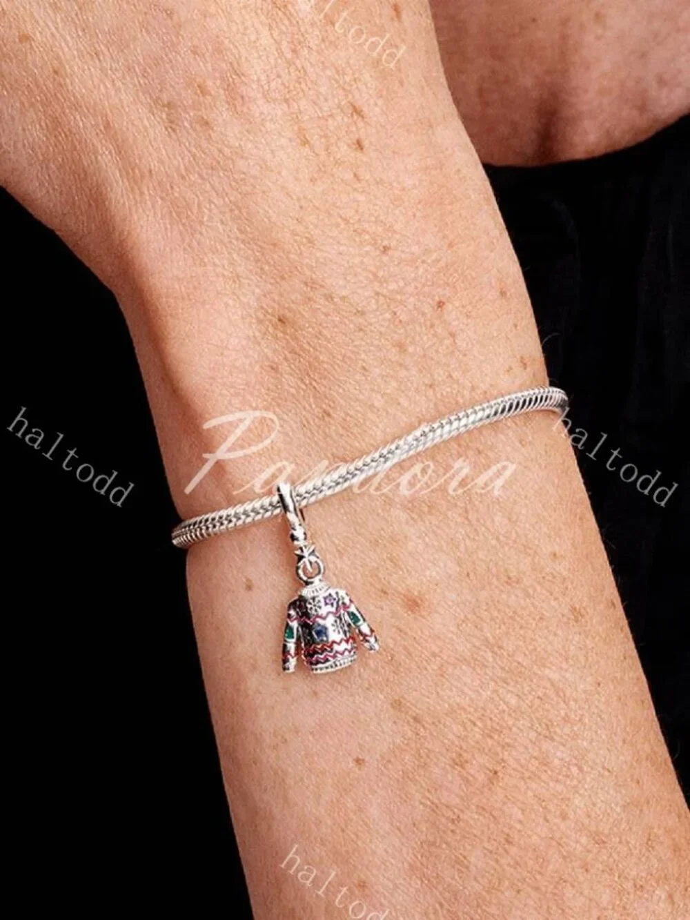 Pandora Christmas Sweater Dangle Charm